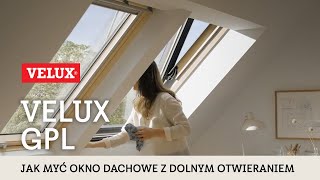 Jak myć okno dachowe z otwieraniem klapowoobrotowym VELUX GPL [upl. by Lamahj871]