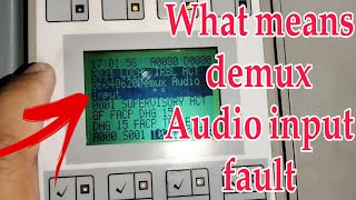 What Means Demux Audio input Fault  How to fix demux audio input problem Fire Alarm system est3 [upl. by Boor]