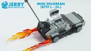 LEGO Mini DeLorean instructions MOC 71 [upl. by Barcroft]