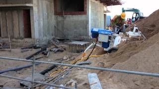 Sand Screed  cement mortar pump VSE500 [upl. by Wait]