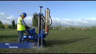 GRIZZLY DPSH Geotechnical Drilling Head Auger in Operation [upl. by Koby543]