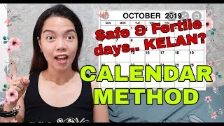 RHYTHM METHOD OR CALENDAR METHOD PAANO ITO [upl. by Alracal]