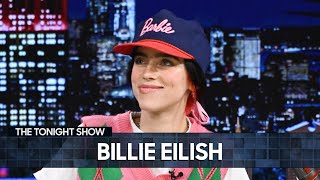 Billie Eilish Talks Making “What Was I Made For” for Barbie and Hints at New Album  Tonight Show [upl. by Ylil]