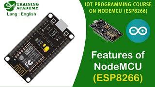 Features of NodeMCU ESP8266 Explained Clearly  English [upl. by Coulter]