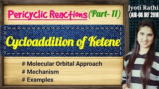 Cycloaddition of ketene22 cycloaddition of ketenemolecular orbital diagramketene mechanism [upl. by Ulani942]