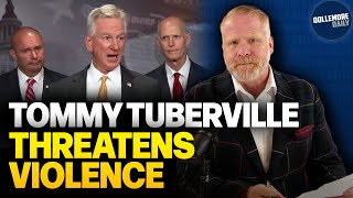 Tommy Tuberville Threatens Violence – Hes FURIOUS ABOUT FAILING VOTER SUPPRESSION BILL [upl. by Walling913]