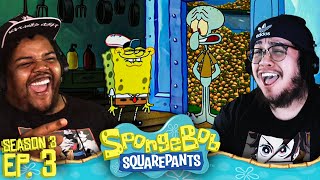 JUST ONE BITE  Spongebob Season 3 Episode 3 GROUP REACTION [upl. by Jandy845]