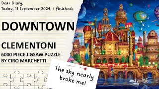 Clementoni  Downtown by Ciro Marchetti 6000 piece jigsaw puzzle [upl. by Cleopatre179]