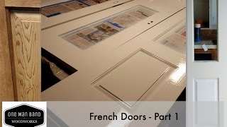 Making Custom French Doors in Solid Merbau Pt1 of 2 [upl. by Nynahs]