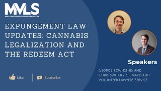 Expungement Law Updates Cannabis Legalization and The Redeem Act [upl. by Althea275]