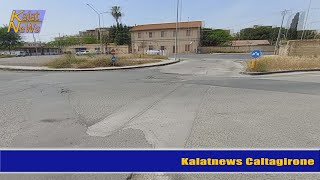 Caltagirone piazza Risorgimento e via Fontanelle in pieno degrado tra dissesti incuria e sporcizie [upl. by Eanert]