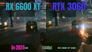 RTX 3060 vs 6600 XT 1440p gaming 2024 [upl. by Gerhan800]