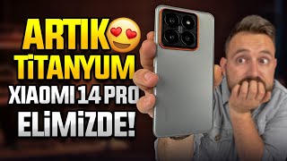 Tamamen Titanyum Xiaomi 14 Pro kutu açılımı  Daha ötesi yok 😍 [upl. by Thirzi824]