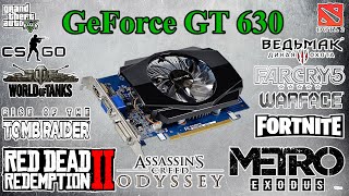 GeForce GT 630 2Gb Обзор тестирование в играх Kepler vs Fermi [upl. by Ahsiyk]