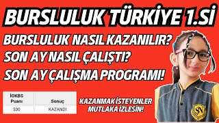 Bursluluk Sınavı Nasıl Kazanılır Bursluluk Türkiye Birincisi [upl. by Enyrehtac285]