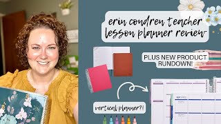 202425 ERIN CONDREN TEACHER LESSON PLANNER REVIEW  discussing all the new products ecsquad [upl. by Sokim]