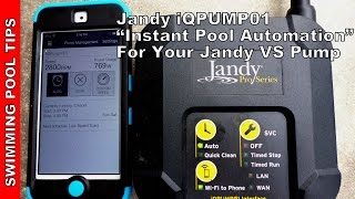 Jandy iQPUMP01 Instant Pump Automation for your Jandy Variable Speed Pump [upl. by Ajiam]