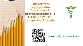 Filgrastim amp Pegfilgrastim Biosimilars amp Biosuperiors 2015  a GCSF amp GMCSF Competitor Analysis [upl. by Paryavi456]