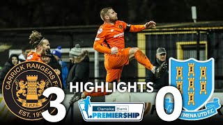 DBP HIGHLIGHTS  Carrick Rangers 3  0 Ballymena United [upl. by Brod264]