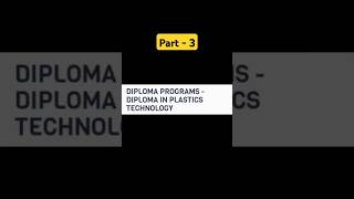 dpt part  3 dpt full form diploma in plastics technology cipet shorts [upl. by Hill20]