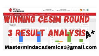 WINNING CESIM GLOBAL CHALLENGE ROUND 3 RESULTS ANALYSIS 2024 [upl. by Elleynod]