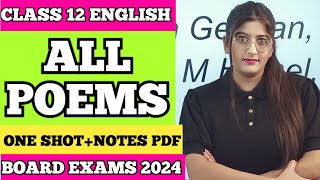 All Poem Class 12 English Board Exam 2024 [upl. by Allyson]