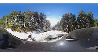 Driving to the top of Grouse Mountain North Vancouver GoPro max view [upl. by Liss]