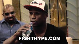 MAYWEATHER DISCUSSES TURNING PRO AND SPARRING PERNELL WHITAKER [upl. by Brietta]