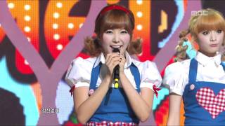 Orange Caramel  Aing 오렌지 캬라멜  아잉 Music Core 20110108 [upl. by Vasos]