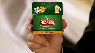 Kingfisher Instant Beer  Beer In Packets  Cheers 😃😃😃 [upl. by Aihsatan249]