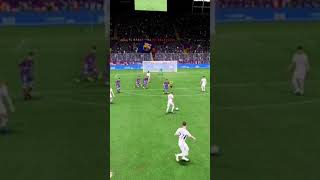 Power Shot🔥🔥⚽⚽ fc24 fifa realmadrid [upl. by Esela318]