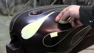 How to Airbrush Ghost flames by James Scott [upl. by Ossy]