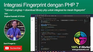 Integrasi Fingerprint dengan PHP 7 dan Download ZkLibrary [upl. by Aletse]