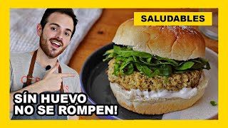 🔶 Como hacer HAMBURGUESAS de LENTEJAS y avena FACIL receta vegana [upl. by Neit542]