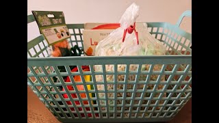 St Patricks Day Basket with Sensory Bins 2024 [upl. by Yerffej]