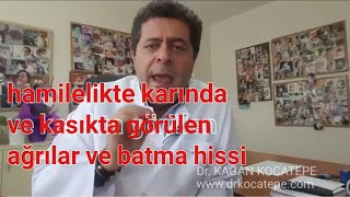 Gebelikte karın kasık bel ağrısı rahim kasılmaları vajinada batma ve dolgunluk hissi [upl. by Abdulla984]