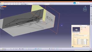 Catia surface modeling airplane part 1 [upl. by Etteniuqna409]