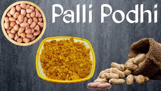 Palli Podhi  Chenakaya Karam Podhi  Verusenaga Papu Podi  Groundnut Powder  V like varshi [upl. by Enrico435]