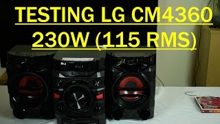 LG CM4360 230W Mini Hi Fi System Review [upl. by Halfdan]