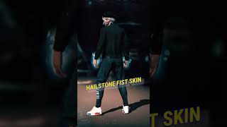 Hailstone fist skin free fire  freefire shorts garenafreefire [upl. by Eenhat]