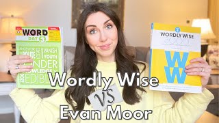 WORDLY WISE VS EVANMOOR A WORD A DAY  HOMESCHOOL VOCABULARY CURRICULUM COMPARISON amp REVIEW [upl. by Alrad]