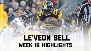 LeVeon Bell Totals Over 130 Yards of Offense  Ravens vs Steelers  NFL Week 16 Player Highlights [upl. by Fagin]