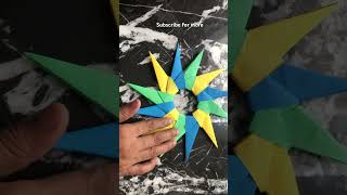 “DIY Paper Ninja Star 12 Pointed Ninja Star how to make from Paper  Easy Origami Guide” [upl. by Eilyab214]