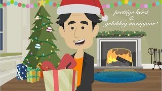 Merry Christmas and happy new year in Dutch  prettige kerst en gelukkig nieuwjaar [upl. by Ennairda935]