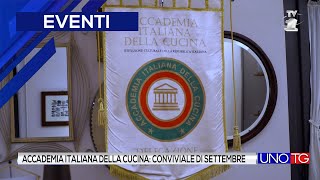 Accademia italiana della cucina la conviviale di Settembre [upl. by Eciened]