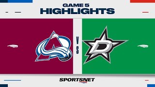 NHL Game 5 Highlights  Avalanche vs Stars  May 15 2024 [upl. by Ahselaf]