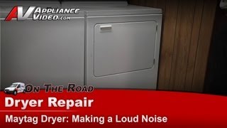 Maytag Dryer Repair  Making Loud Noises  Blower Wheel [upl. by Yseulte471]