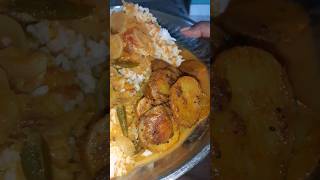 Radish Sambar with Chettinad Potato pt 2 Fry parryprabhu foodie shorts trending indiancuisine [upl. by Ydnahs870]