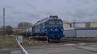 ST441229 z cysternami zakładów tłuszczowych Kruszwica Przejazd Kolejowy Fabryczna Inowrocław [upl. by Kowatch813]