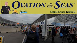 Ovation Of The Seas  Seattle Cruise Terminal shorts [upl. by Elhsa56]